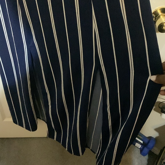 Blue and white stripe dress - Picture 3 of 4